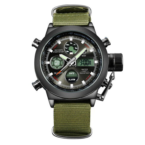 Fashion Brand Men Sports Watches with Nylon Strap