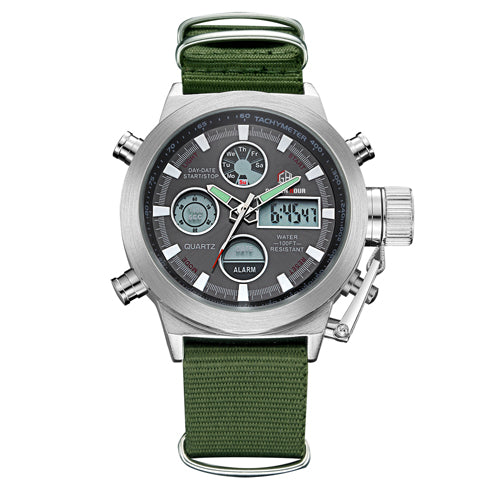 Fashion Brand Men Sports Watches with Nylon Strap