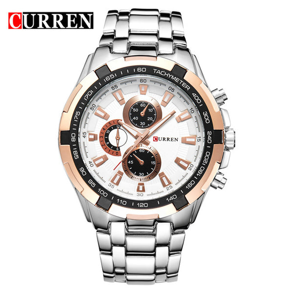 Men quartz TopBrand  Analog  Watch Waterproof