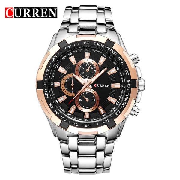 Men quartz TopBrand  Analog  Watch Waterproof