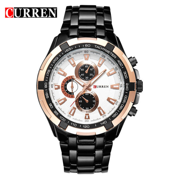 Men quartz TopBrand  Analog  Watch Waterproof