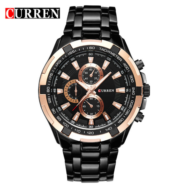 Men quartz TopBrand  Analog  Watch Waterproof