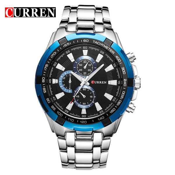 Men quartz TopBrand  Analog  Watch Waterproof