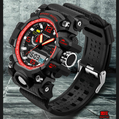 2017 New Brand SANDA G Style Men Military Digital-watch