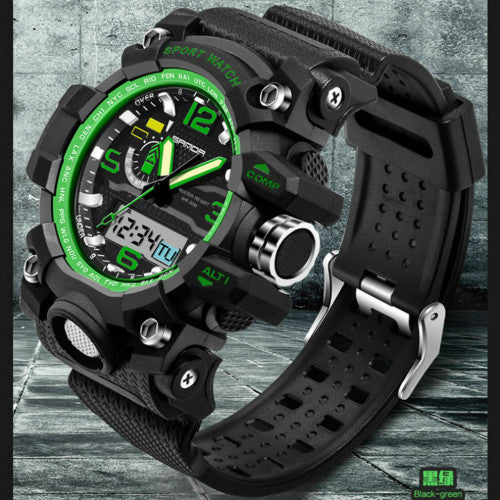 2017 New Brand SANDA G Style Men Military Digital-watch