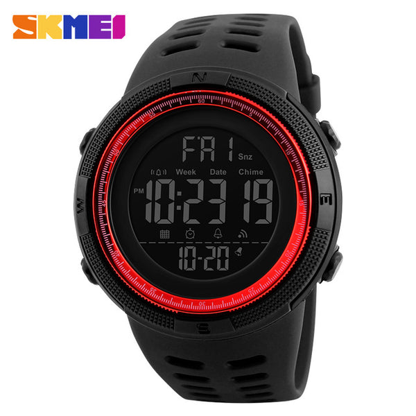 SKMEI Waterproof Mens Watches New Fashion Casual LED Digital