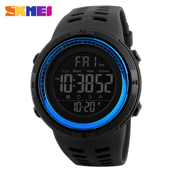 SKMEI Waterproof Mens Watches New Fashion Casual LED Digital