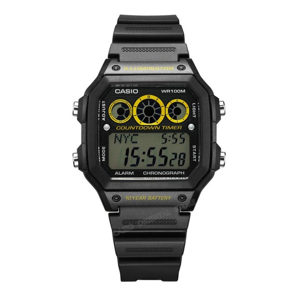 Relogio Men Sport Large Dial Digital Watch