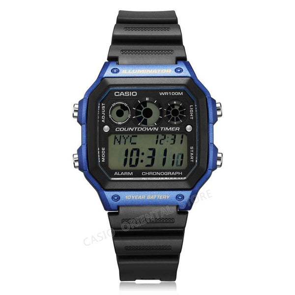 Relogio Men Sport Large Dial Digital Watch