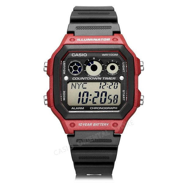 Relogio Men Sport Large Dial Digital Watch