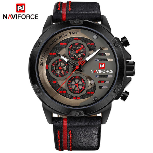 NAVIFORCE Mens Watches Top Brand Luxury Waterproof