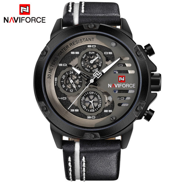 NAVIFORCE Mens Watches Top Brand Luxury Waterproof