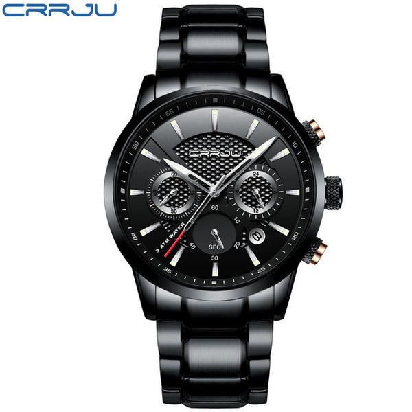 CRRJU Men Watch 30m Waterproof Mens Watches