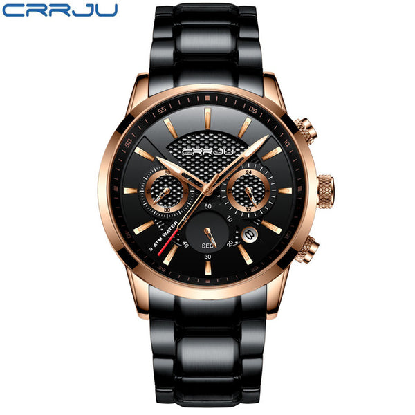 CRRJU Men Watch 30m Waterproof Mens Watches