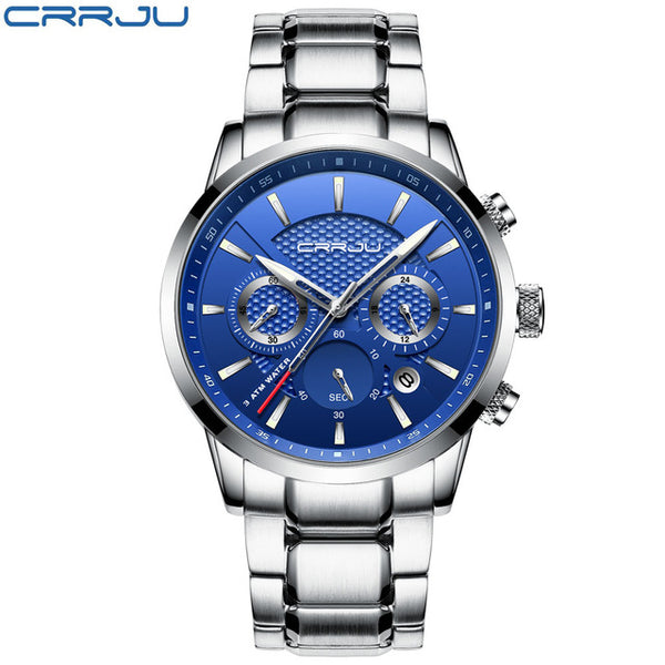 CRRJU Men Watch 30m Waterproof Mens Watches