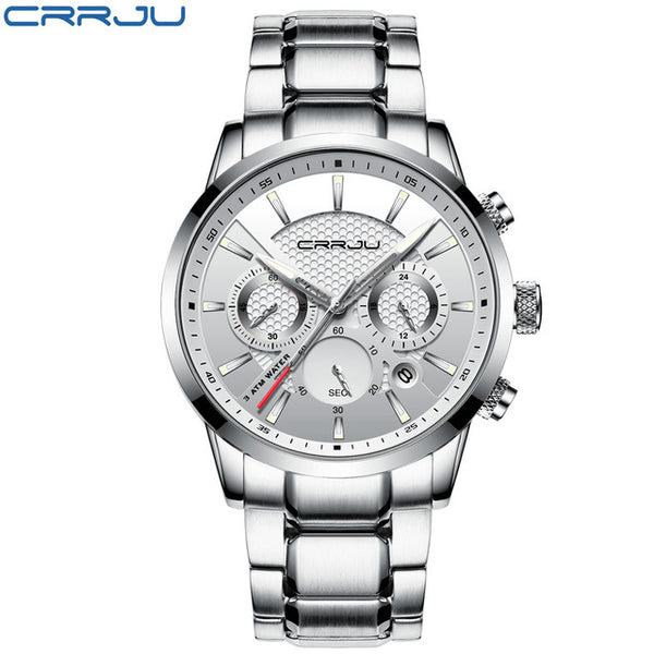 CRRJU Men Watch 30m Waterproof Mens Watches