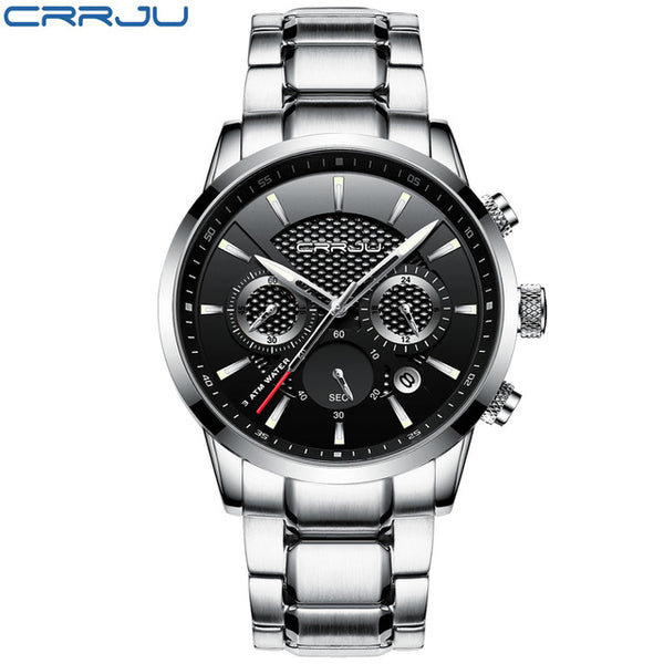 CRRJU Men Watch 30m Waterproof Mens Watches