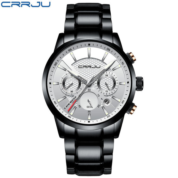 CRRJU Men Watch 30m Waterproof Mens Watches