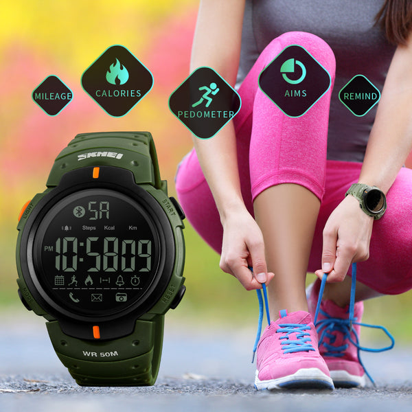 SKMEI 1301 Bluetooth Calorie Pedometer