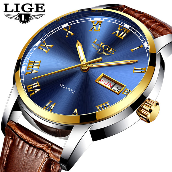 Luxury Leather Casual Quartz Watch