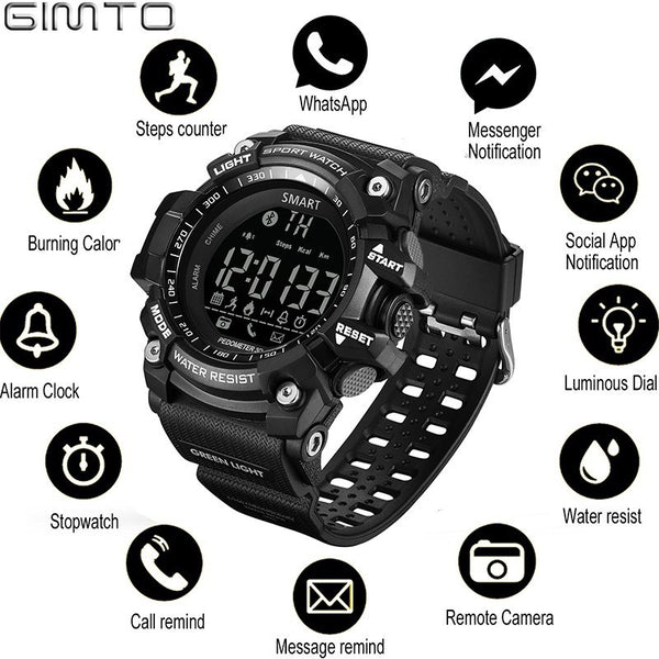 GIMTO Sports Mens Smart Watch